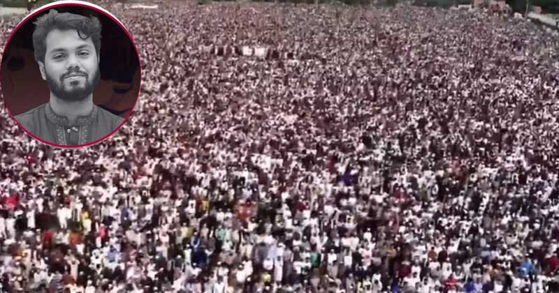 ভাইয়ের ইমামতিতে শহীদ ওসমান হাদির জানাজা সম্পন্ন