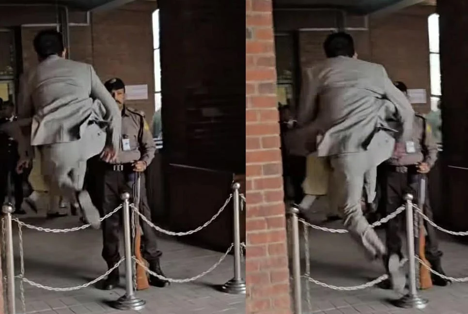 লাফ দিয়ে সংসদে প্রবেশ করলেন নবনির্বাচিত এমপি মিলন