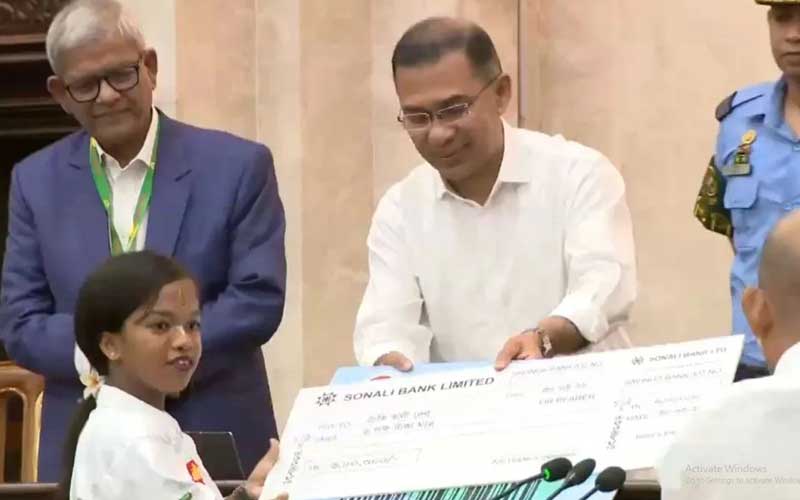 জাতীয় ক্রীড়াবিদদের ক্রীড়া ভাতা প্রদান কার্যক্রমের উদ্বোধন প্রধানমন্ত্রীর