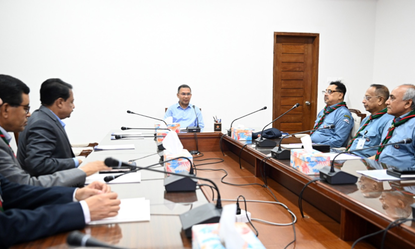 প্রধানমন্ত্রীর সঙ্গে বাংলাদেশ স্কাউটসের কার্যনির্বাহী কমিটির সাক্ষাৎ