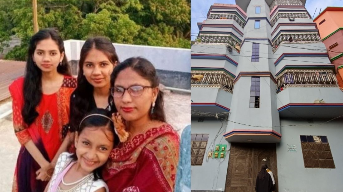 মা ও তিন মেয়ে খুন: লক্ষ্মীপুরে জানাজা শেষে লাশ নেওয়া হল কুমিল্লায়