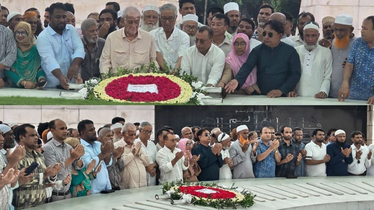 জিয়াউর রহমান ও খালেদা জিয়ার সমাধিতে পার্বত্য চট্টগ্রামবিষয়ক মন্ত্রীর শ্রদ্ধা