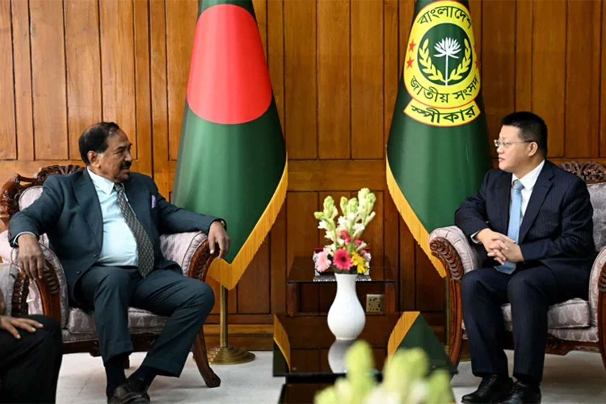 স্পিকারের সাথে চীনের বিদায়ী রাষ্ট্রদূতের সাক্ষাৎ