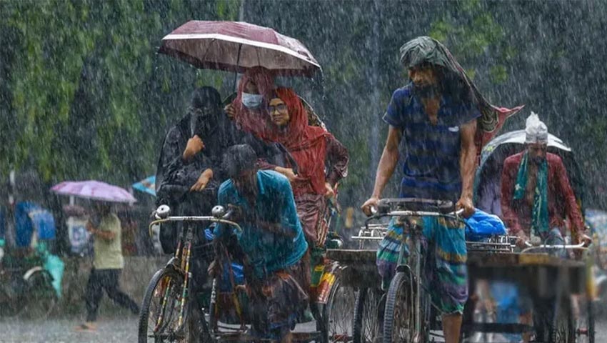 সারা দেশে আগামী পাঁচ দিন ভারী বৃষ্টির আভাস