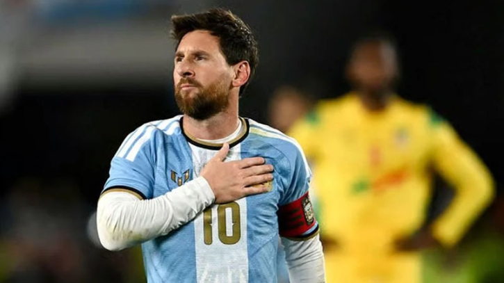 এক গোল ও দুই অ্যাসিস্টে বিদায়ী ম্যাচ রাঙালেন মেসি